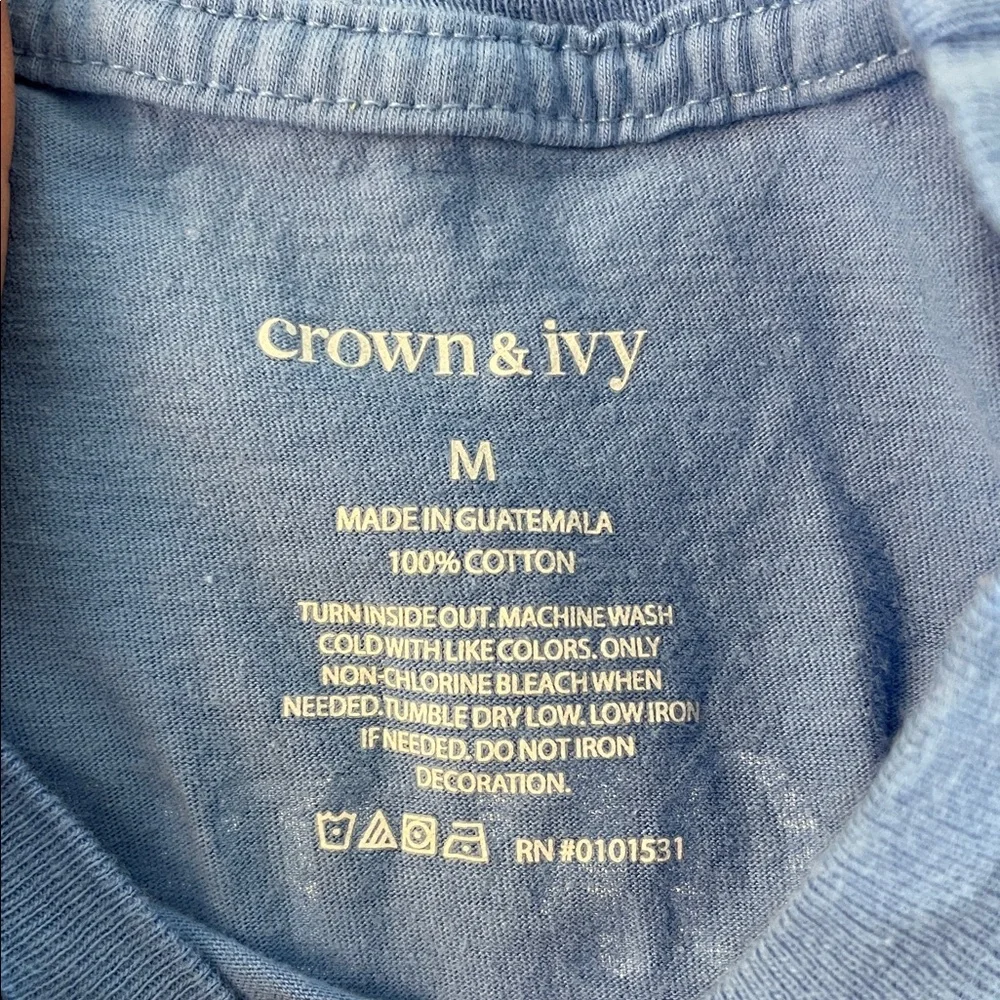 crown & ivy Blue Tee with Grill Graphic - Picture 2 of 3